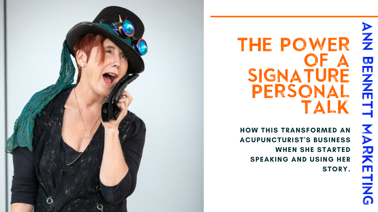The Power of a Signature Personal Talk